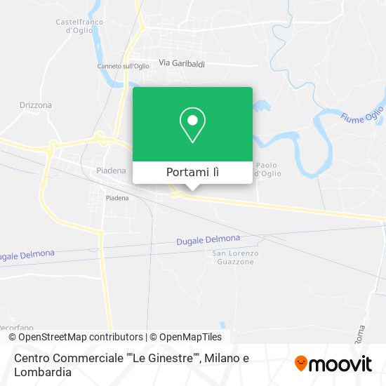 Mappa Centro Commerciale ""Le Ginestre""