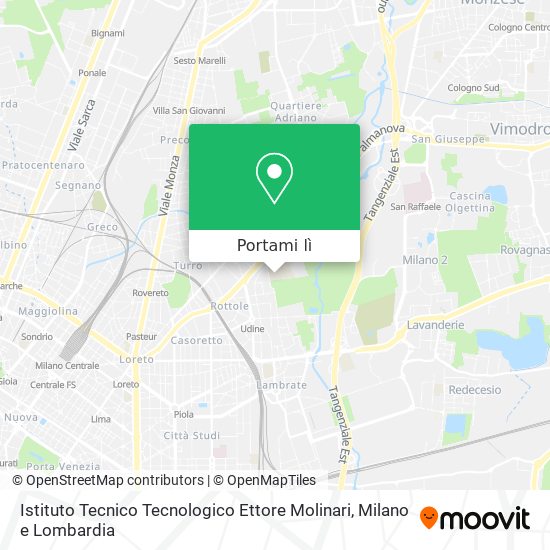 Mappa Istituto Tecnico Tecnologico Ettore Molinari