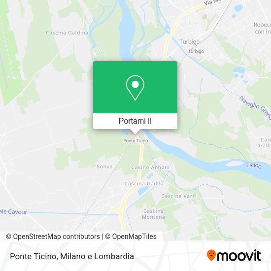 Mappa Ponte Ticino