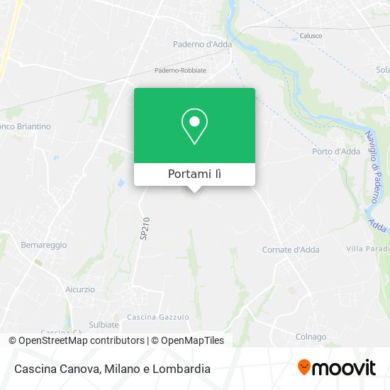 Mappa Cascina Canova