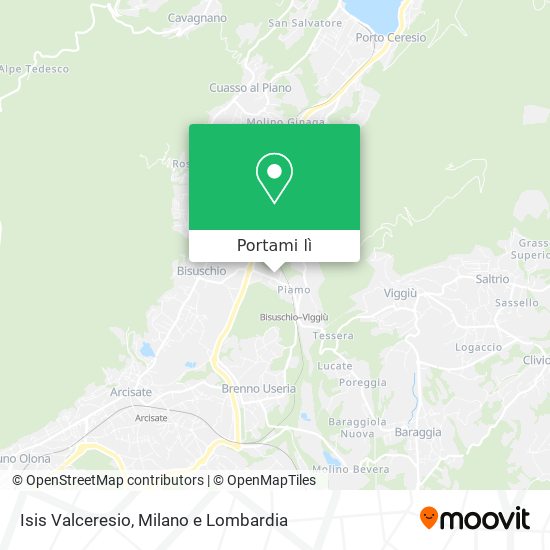 Mappa Isis Valceresio