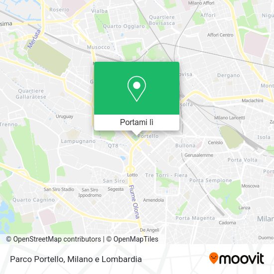 Mappa Parco Portello