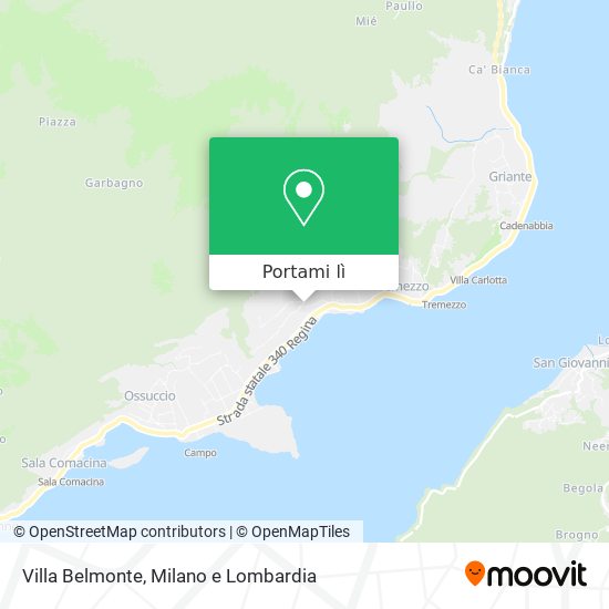 Mappa Villa Belmonte