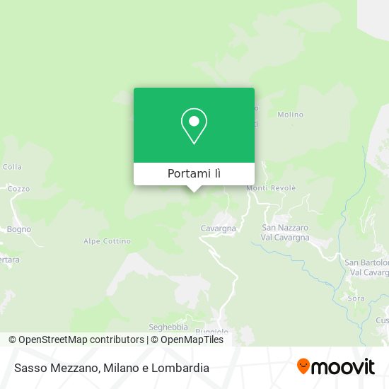 Mappa Sasso Mezzano