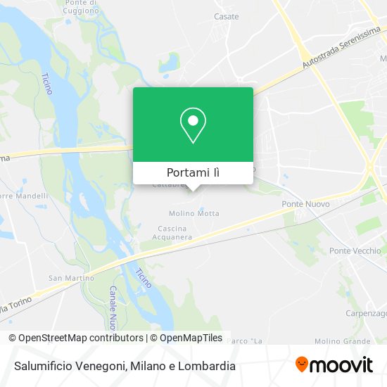 Mappa Salumificio Venegoni