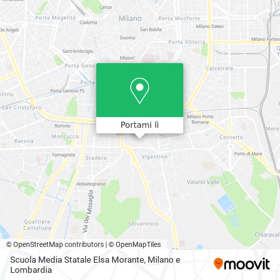 Mappa Scuola Media Statale Elsa Morante
