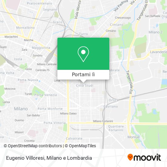Mappa Eugenio Villoresi