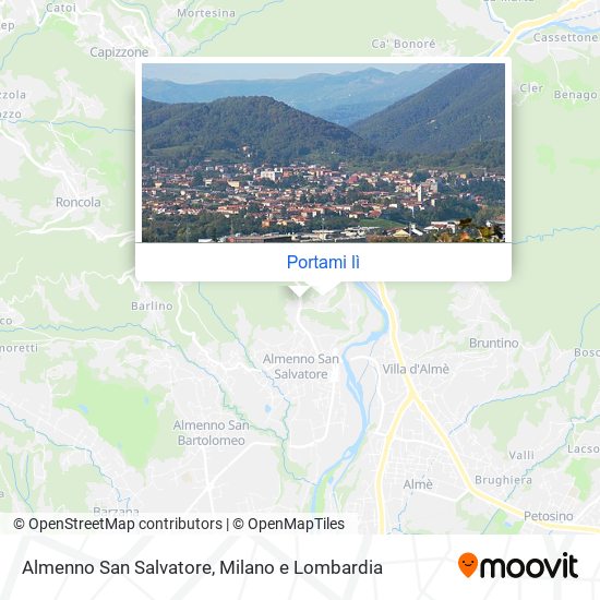 Mappa Almenno San Salvatore