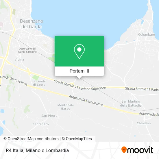 Mappa R4 Italia