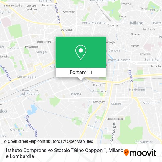 Mappa Istituto Comprensivo Statale ""Gino Capponi""