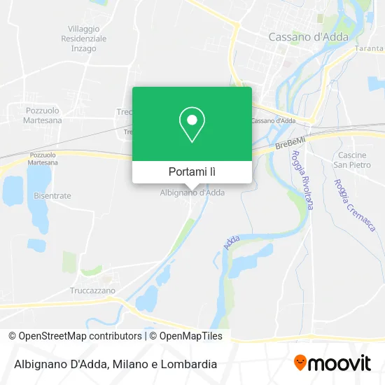 Mappa Albignano D'Adda