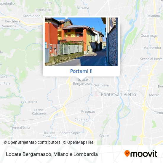 Mappa Locate Bergamasco