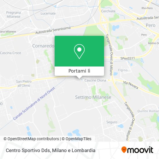 Mappa Centro Sportivo Dds