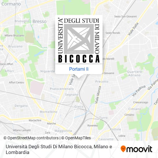 Mappa Università Degli Studi Di Milano Bicocca
