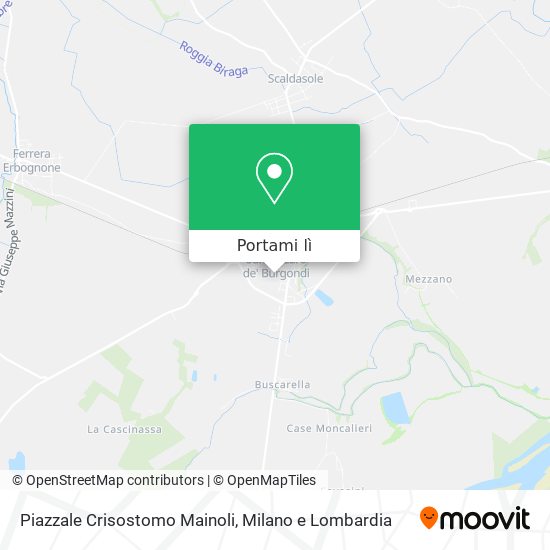 Mappa Piazzale Crisostomo Mainoli