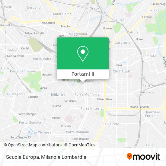 Mappa Scuola Europa