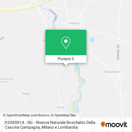 Mappa It2060014 - Sic - Riserva Naturale Boschetto Della Cascina Campagna