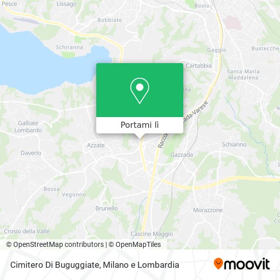 Mappa Cimitero Di Buguggiate