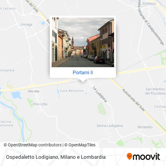 Mappa Ospedaletto Lodigiano