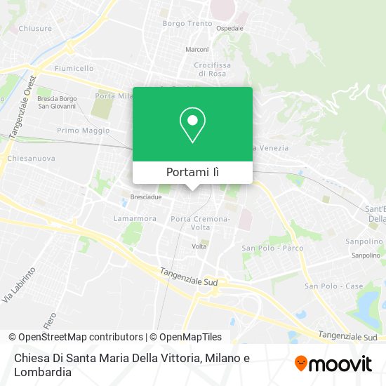 Mappa Chiesa Di Santa Maria Della Vittoria