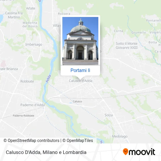 Mappa Calusco D'Adda