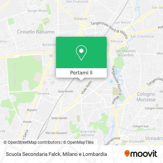 Mappa Scuola Secondaria Falck