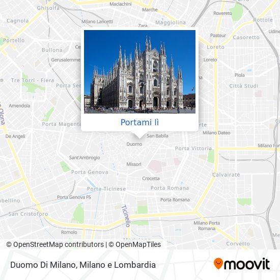 Mappa Duomo Di Milano