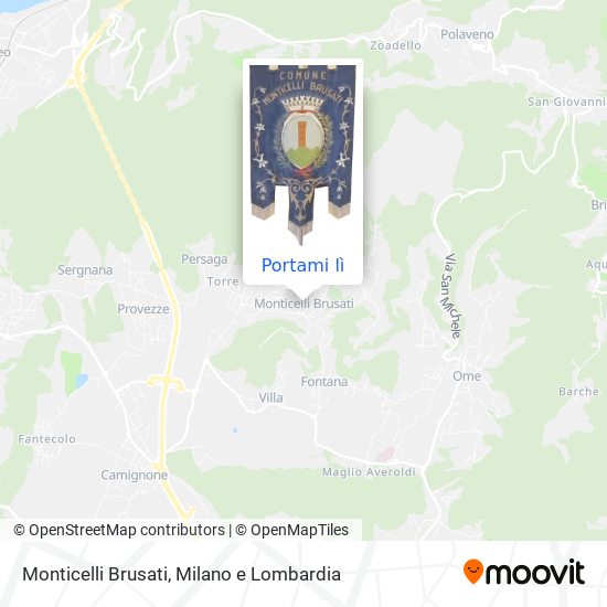 Mappa Monticelli Brusati