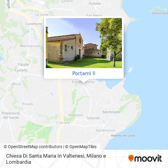 Mappa Chiesa Di Santa Maria In Valtenesi