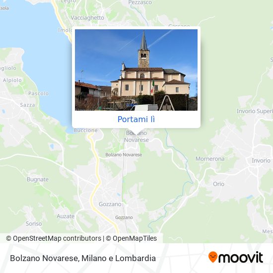 Mappa Bolzano Novarese