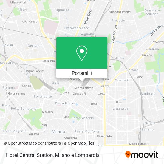 Mappa Hotel Central Station