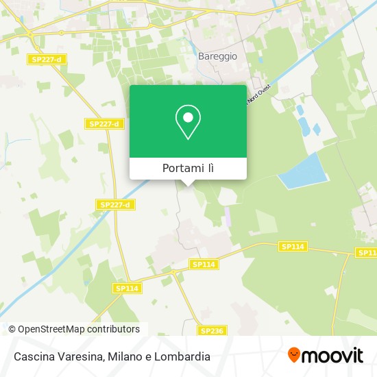 Mappa Cascina Varesina