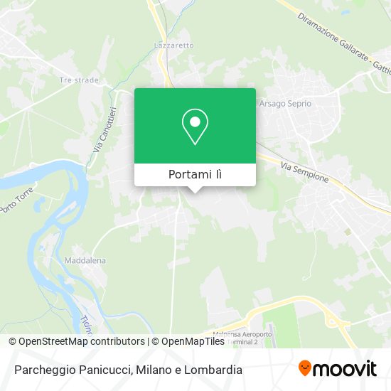 Mappa Parcheggio Panicucci