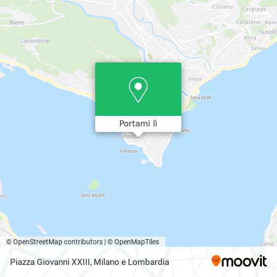 Mappa Piazza Giovanni XXIII