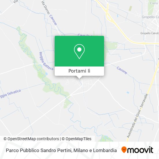 Mappa Parco Pubblico Sandro Pertini