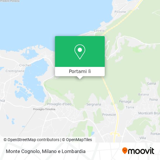 Mappa Monte Cognolo