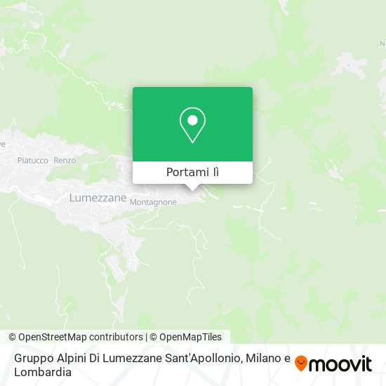 Mappa Gruppo Alpini Di Lumezzane Sant'Apollonio