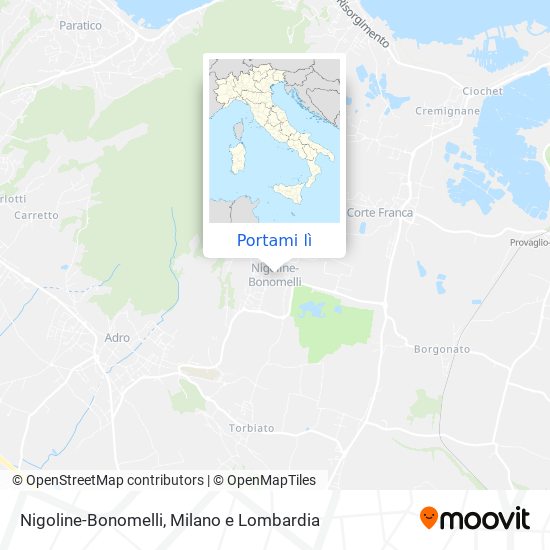 Mappa Nigoline-Bonomelli