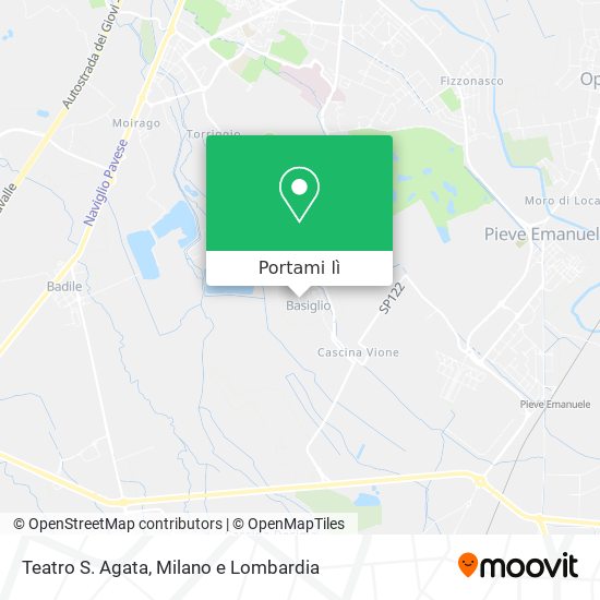 Mappa Teatro S. Agata