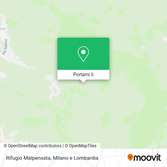 Mappa Rifugio Malpensata