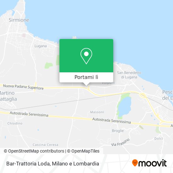 Mappa Bar-Trattoria Loda