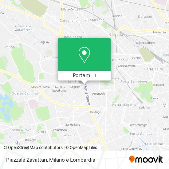 Mappa Piazzale Zavattari