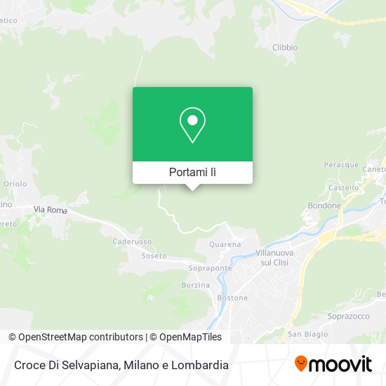 Mappa Croce Di Selvapiana