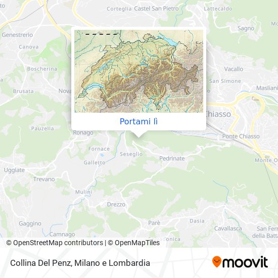 Mappa Collina Del Penz