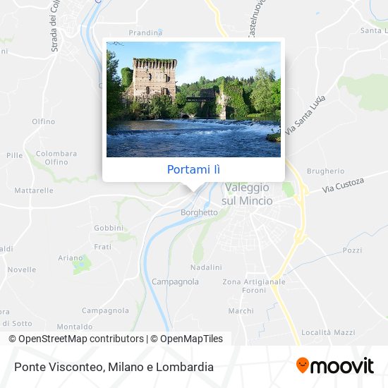 Mappa Ponte Visconteo