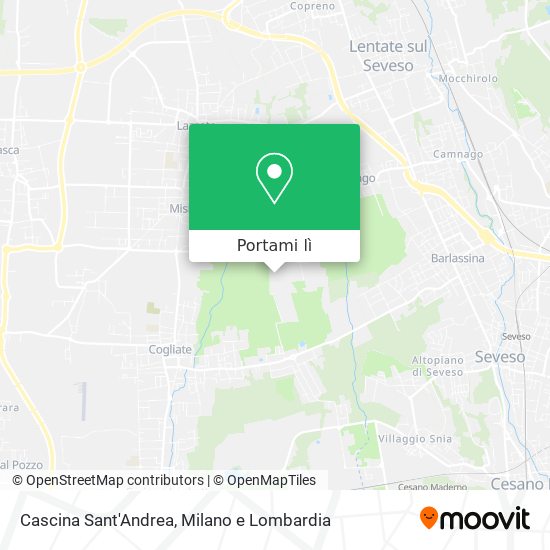 Mappa Cascina Sant'Andrea