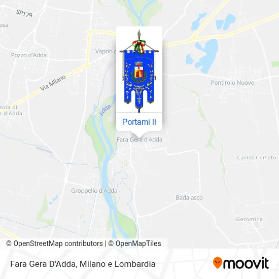 Mappa Fara Gera D'Adda