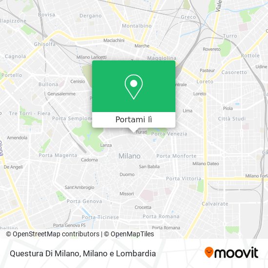 Mappa Questura Di Milano