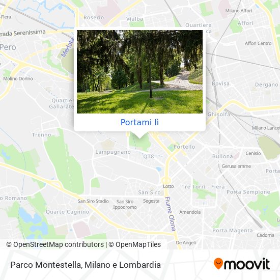 Mappa Parco Montestella