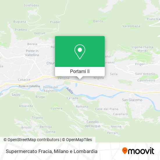 Mappa Supermercato Fracia